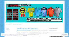 Desktop Screenshot of konveksisurabaya.net